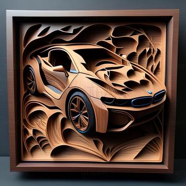 3D модель BMW i8 (STL)